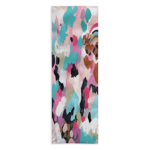 Laura Fedorowicz Pastel Dream Abstract Yoga Towel