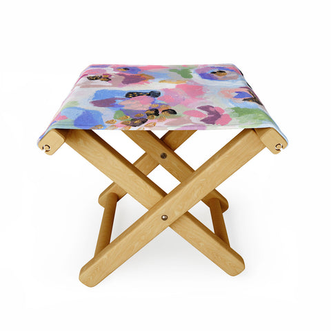 Laura Fedorowicz Pastel Sunglasses Folding Stool