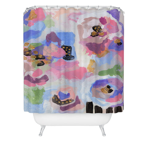 Laura Fedorowicz Pastel Sunglasses Shower Curtain