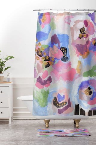 Laura Fedorowicz Pastel Sunglasses Shower Curtain And Mat