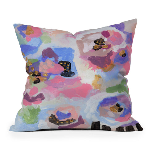Laura Fedorowicz Pastel Sunglasses Throw Pillow