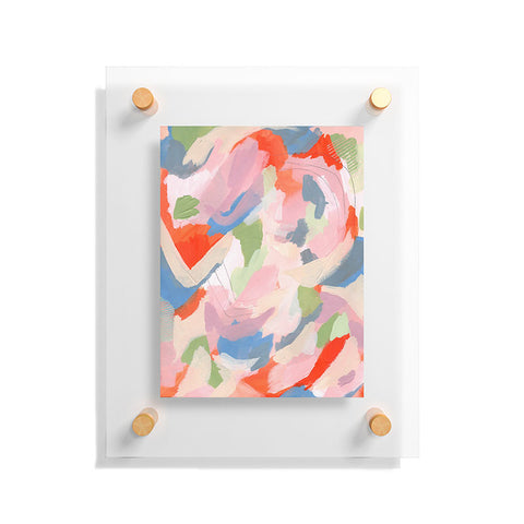 Laura Fedorowicz Peach Festival Floating Acrylic Print