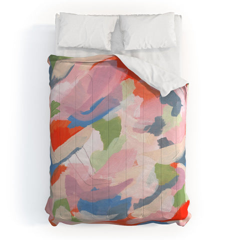 Laura Fedorowicz Peach Festival Comforter