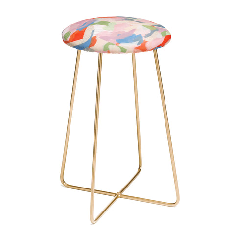 Laura Fedorowicz Peach Festival Counter Stool