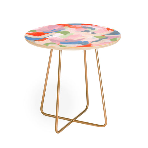 Laura Fedorowicz Peach Festival Round Side Table