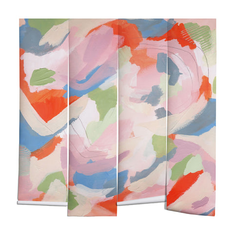 Laura Fedorowicz Peach Festival Wall Mural