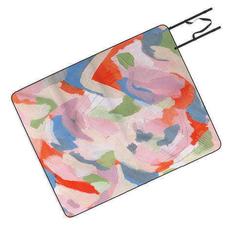 Laura Fedorowicz Peach Festival Picnic Blanket