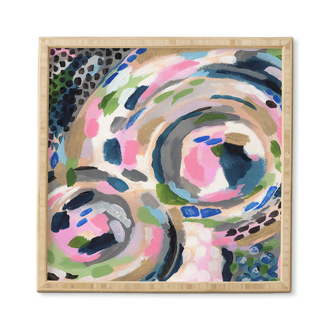 Laura Fedorowicz Pebble Abstract Framed Wall Art