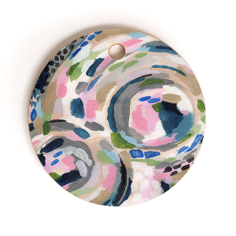 Laura Fedorowicz Pebble Abstract Cutting Board Round