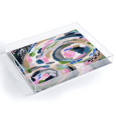 Laura Fedorowicz Pebble Abstract Acrylic Tray