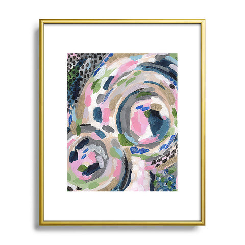 Laura Fedorowicz Pebble Abstract Metal Framed Art Print