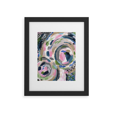 Laura Fedorowicz Pebble Abstract Framed Art Print