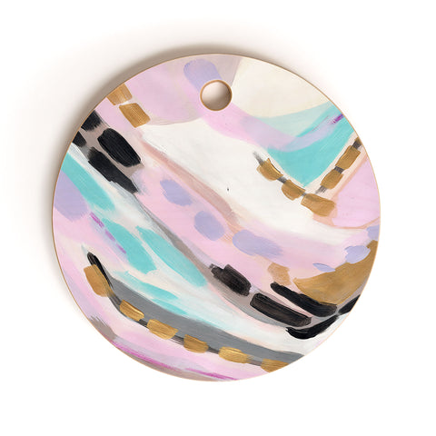 Laura Fedorowicz Picking It Up Cutting Board Round