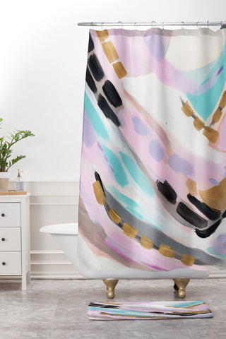 Laura Fedorowicz Picking It Up Shower Curtain And Mat