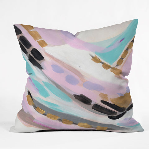 Laura Fedorowicz Picking It Up Outdoor Throw Pillow