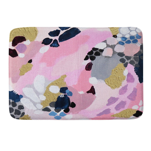 Laura Fedorowicz Pink Cloud Memory Foam Bath Mat