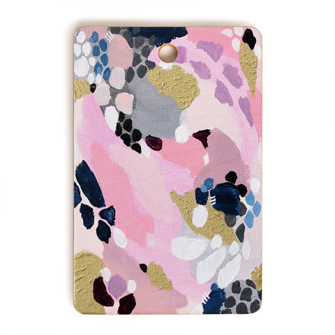 Laura Fedorowicz Pink Cloud Cutting Board Rectangle