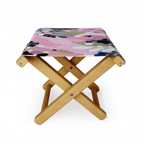 Laura Fedorowicz Pink Cloud Folding Stool
