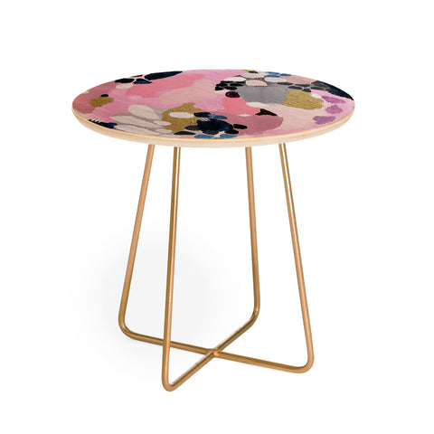 Laura Fedorowicz Pink Cloud Round Side Table
