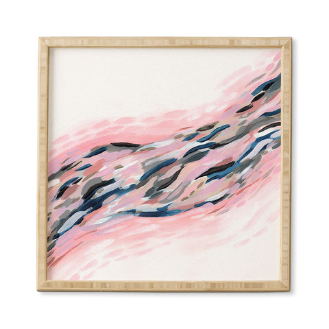Laura Fedorowicz Pink Flutter Framed Wall Art