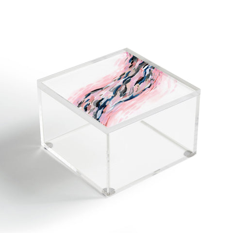 Laura Fedorowicz Pink Flutter Acrylic Box