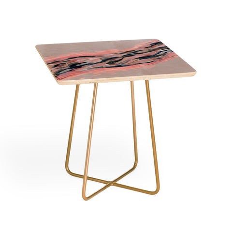 Laura Fedorowicz Pink Flutter on Grey Side Table