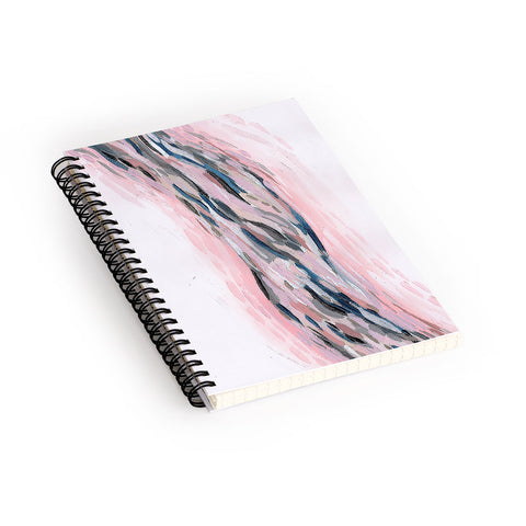 Laura Fedorowicz Pink Flutter Spiral Notebook