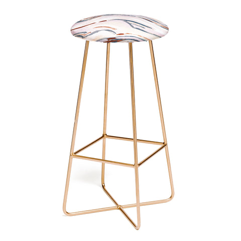 Laura Fedorowicz Pink Path Bar Stool