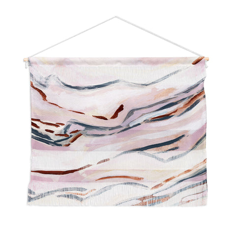 Laura Fedorowicz Pink Path Wall Hanging Landscape