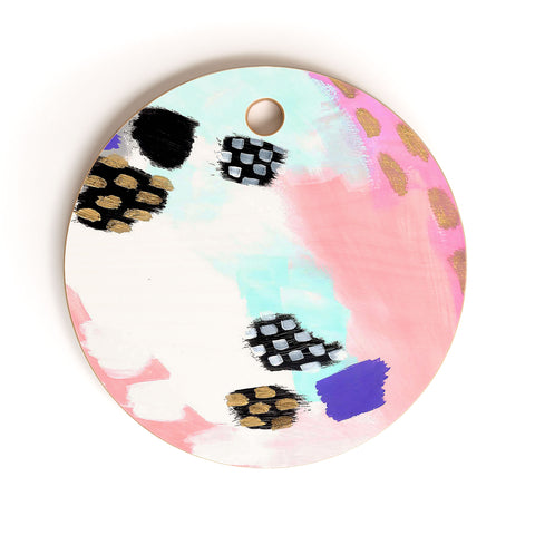 Laura Fedorowicz Polka Dance Cutting Board Round