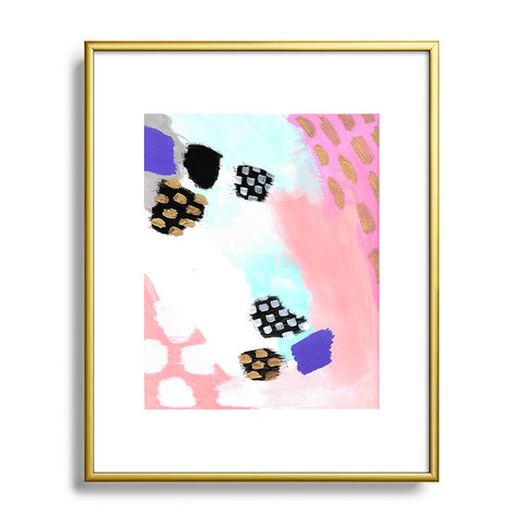 Laura Fedorowicz Polka Dance Metal Framed Art Print