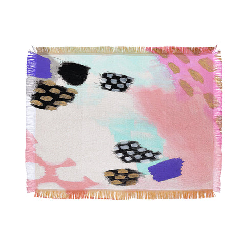 Laura Fedorowicz Polka Dance Throw Blanket