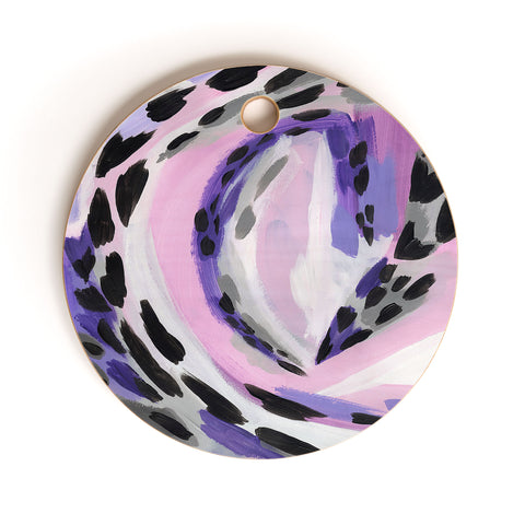 Laura Fedorowicz Pop Print Cutting Board Round