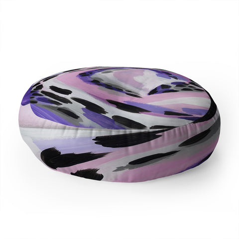 Laura Fedorowicz Pop Print Floor Pillow Round