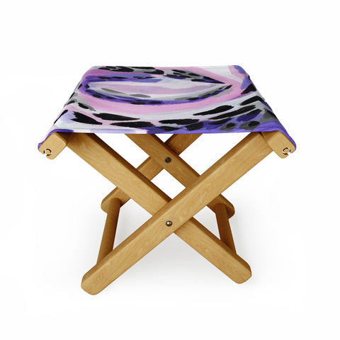 Laura Fedorowicz Pop Print Folding Stool