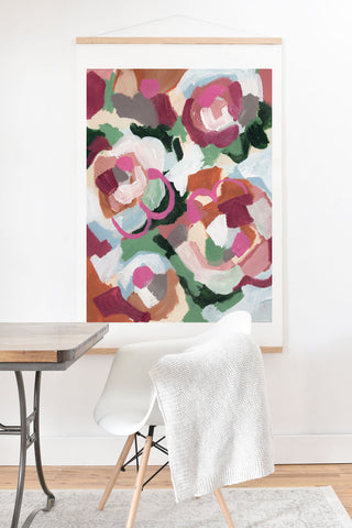 Laura Fedorowicz Poppy Petals Art Print And Hanger
