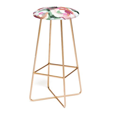 Laura Fedorowicz Poppy Petals Bar Stool