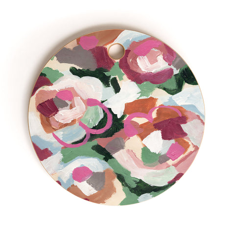 Laura Fedorowicz Poppy Petals Cutting Board Round