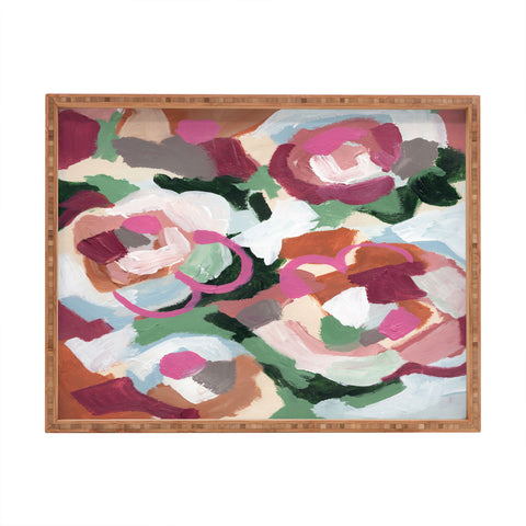 Laura Fedorowicz Poppy Petals Rectangular Tray