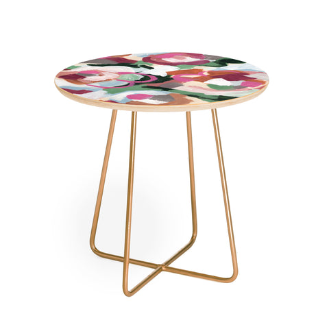 Laura Fedorowicz Poppy Petals Round Side Table
