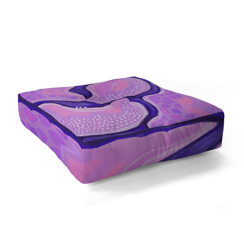 Laura Fedorowicz Posey Floor Pillow Square