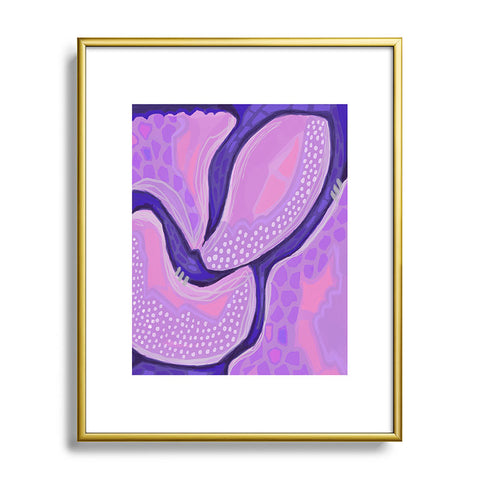 Laura Fedorowicz Posey Metal Framed Art Print