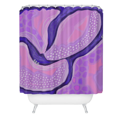 Laura Fedorowicz Posey Shower Curtain