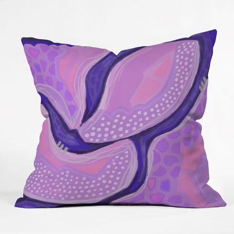 Laura Fedorowicz Posey Outdoor Throw Pillow