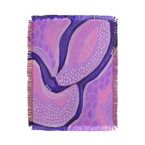 Laura Fedorowicz Posey Throw Blanket