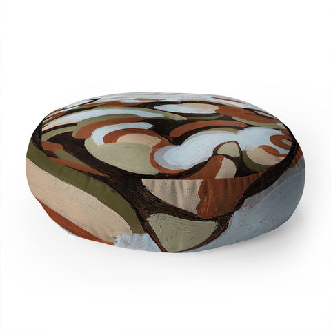 Laura Fedorowicz POV Enjoying the Journey Floor Pillow Round