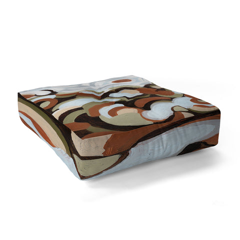 Laura Fedorowicz POV Enjoying the Journey Floor Pillow Square