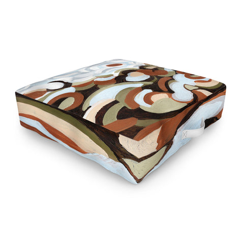 Laura Fedorowicz POV Enjoying the Journey Outdoor Floor Cushion