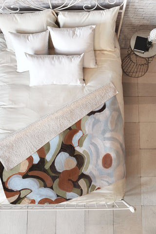 Laura Fedorowicz POV Enjoying the Journey Fleece Throw Blanket