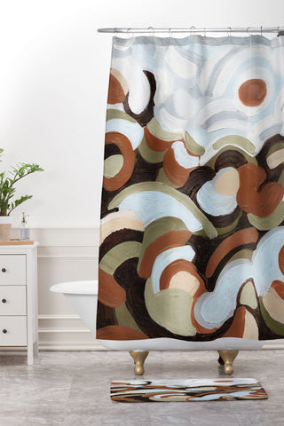 Laura Fedorowicz POV Enjoying the Journey Shower Curtain And Mat